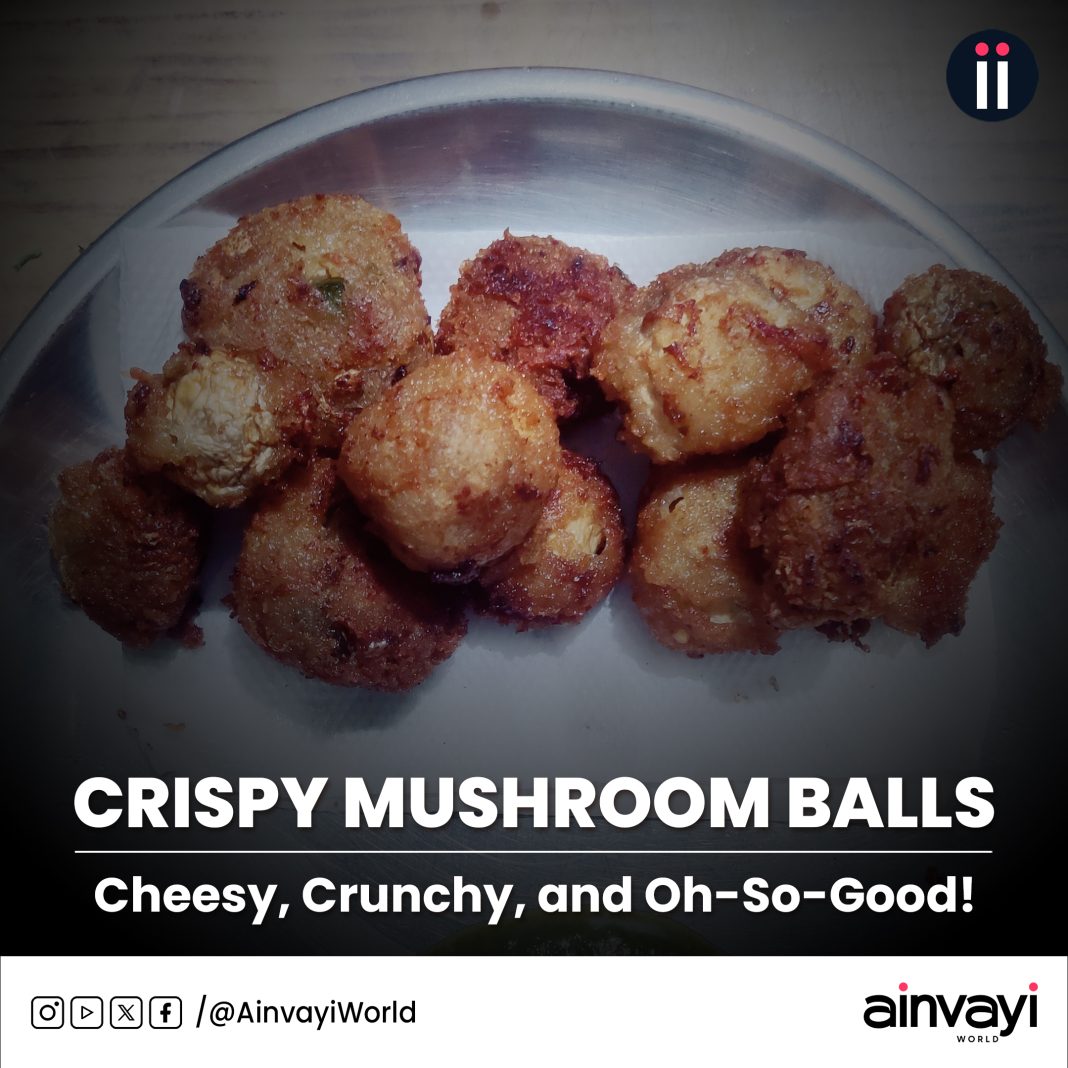 Crispy Mushroom Balls: Cheesy, Crunchy, and Oh-So-Good!