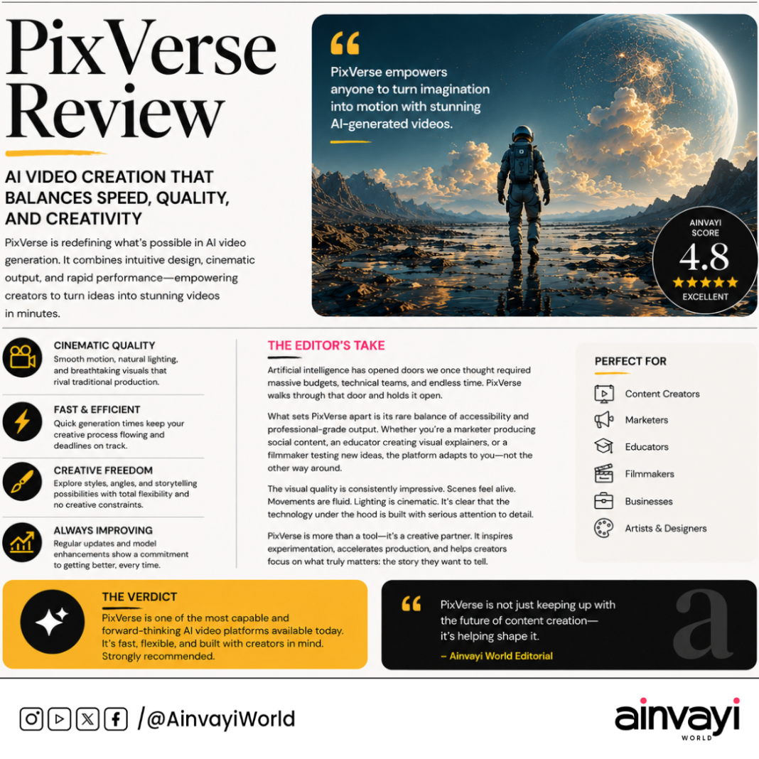 PixVerse Is Setting a New Benchmark for AI Video Generation